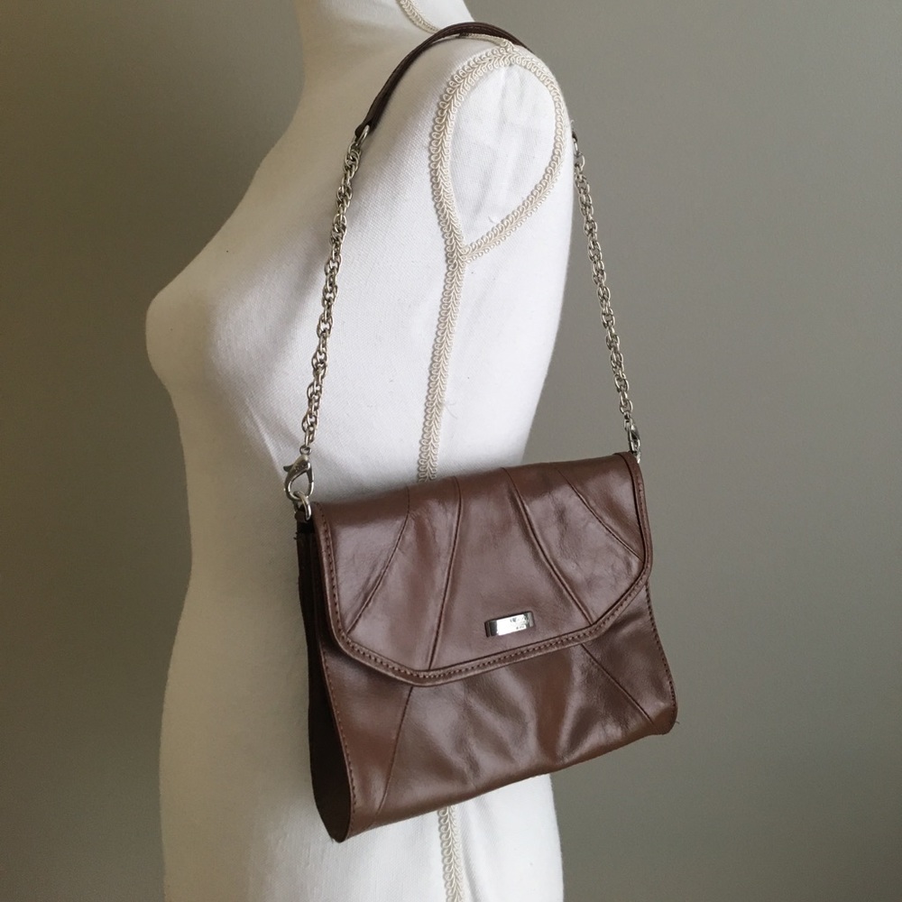 Grace Adele Leather Rue Clutch