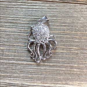 White Metal Octopus Charm 🐙