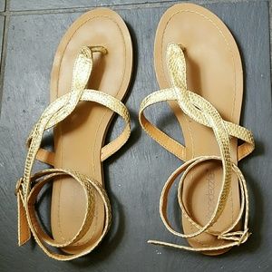 Golden Goddess sandals