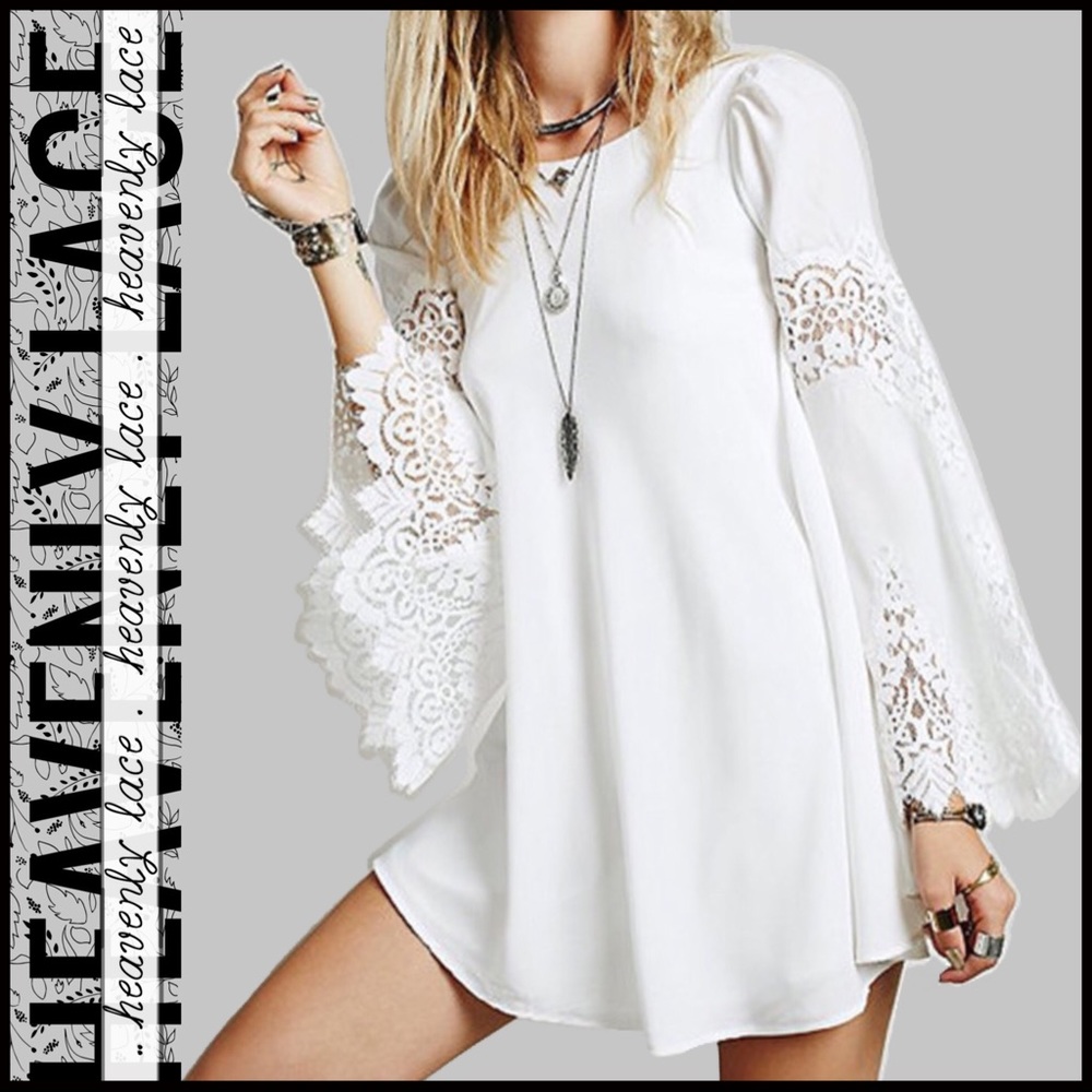 Heavenly Lace Tunic/Dress - Picture 1 of 6