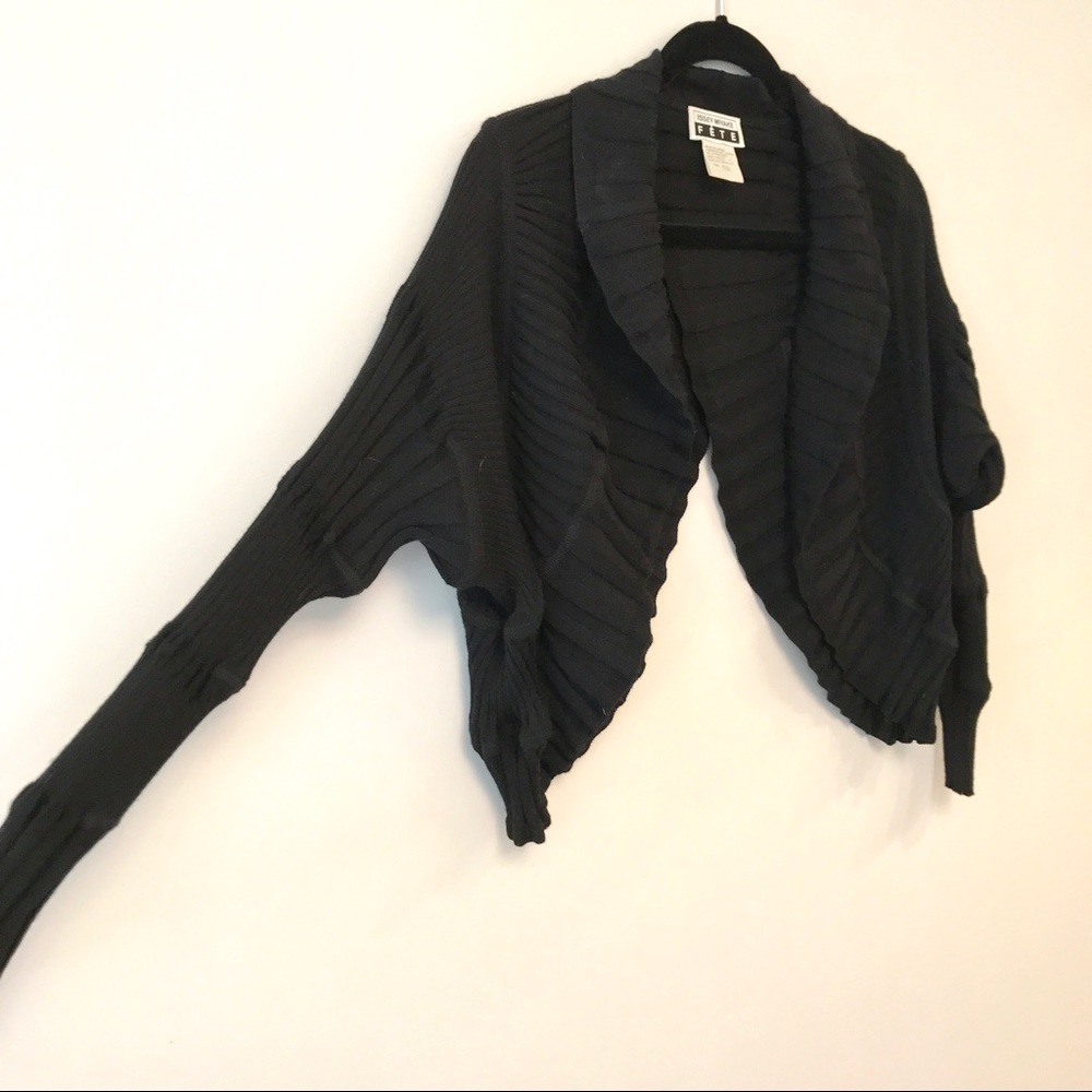Vintage Issey Miyake Fete Open Back Cardigan