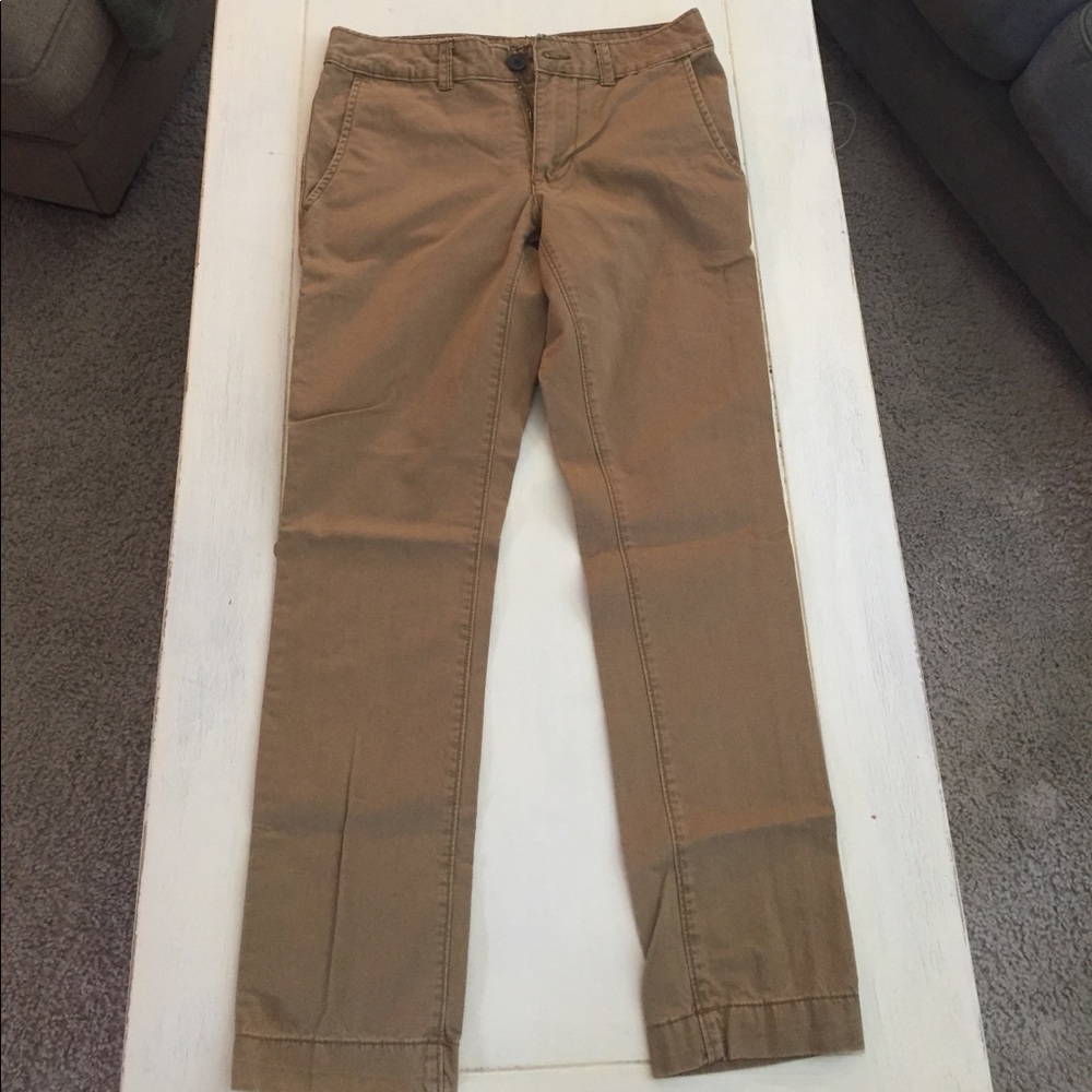 Aeropostale slim straight khakis
