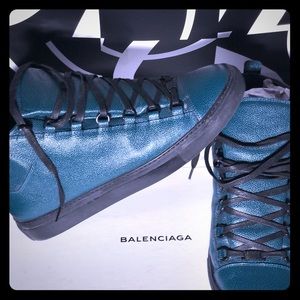 Balenciaga High top Arena limited green/black