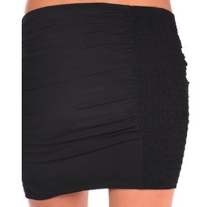 BB Dakota Anthony Smocked Mini Skirt Black S