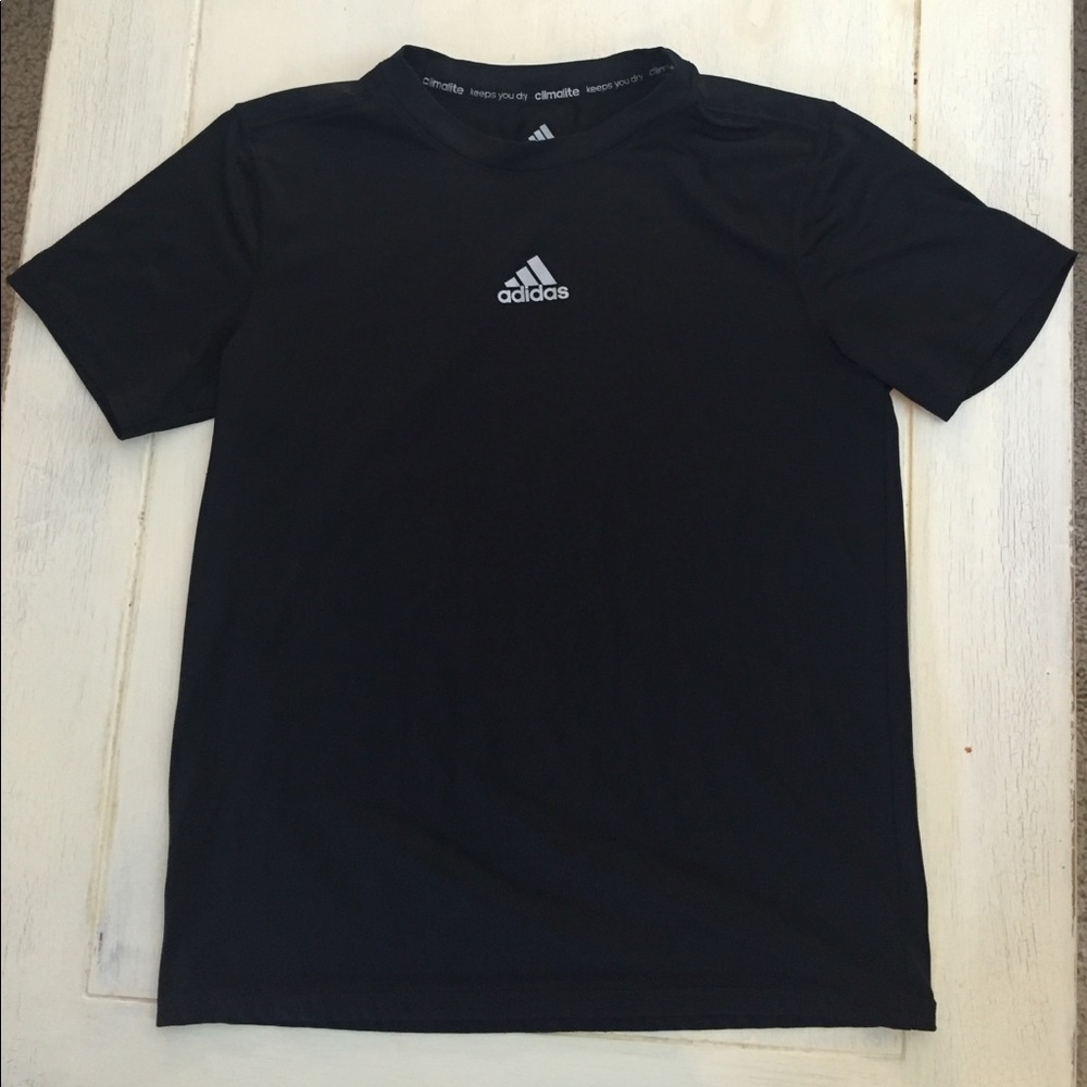 Adidas climalite black shirt