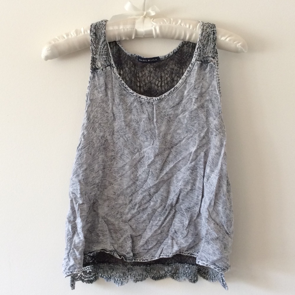 Basil Lola crochet tank