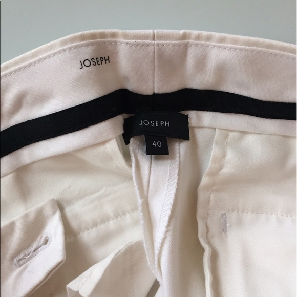 Joseph Cropped white trousers. Fitted. Size 4 - Picture 4 of 8