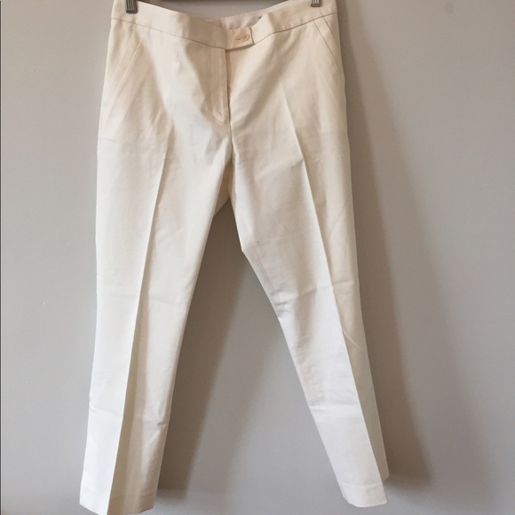 Joseph Cropped white trousers. Fitted. Size 4 - Picture 5 of 8