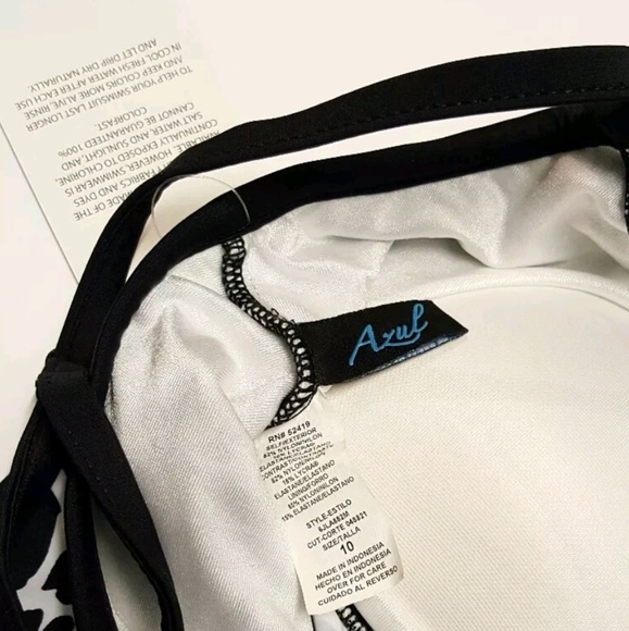 Azul by Maxine of Hollywood Flyaway Tankini Top - Picture 6 of 6