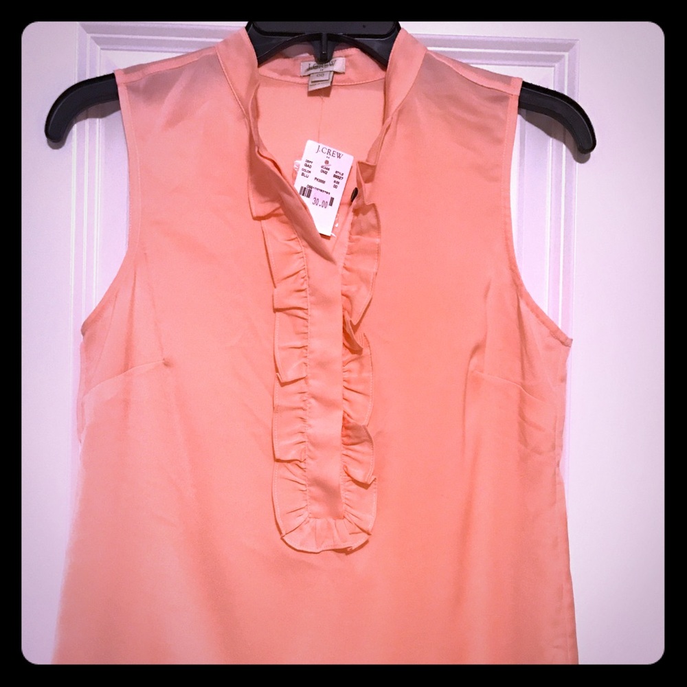 🐈Sleeveless J Crew blouse