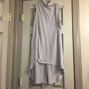 Aerie Hi Low Turtle Neck Top