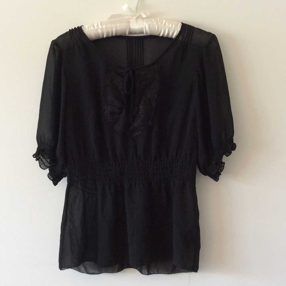 GUESS sheer top