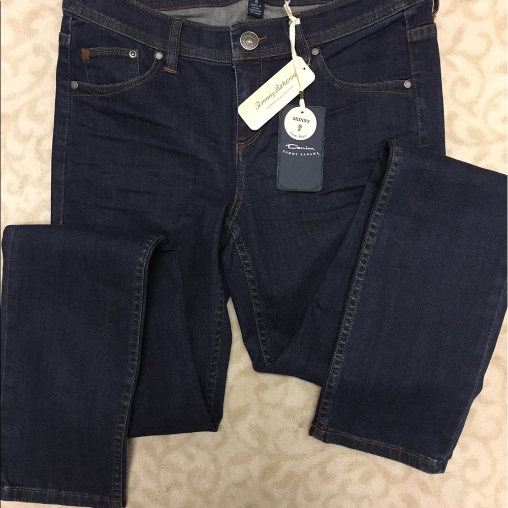 NWT! TOMMY BAHAMA LADIES JEANS MARIN SKINNY!