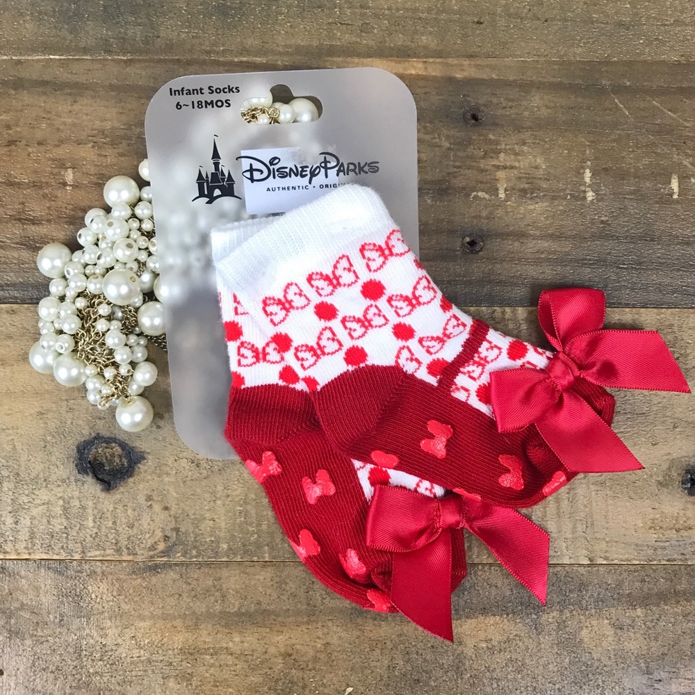 NWT Disney Original Minnie Mouse Socks, 6-18M