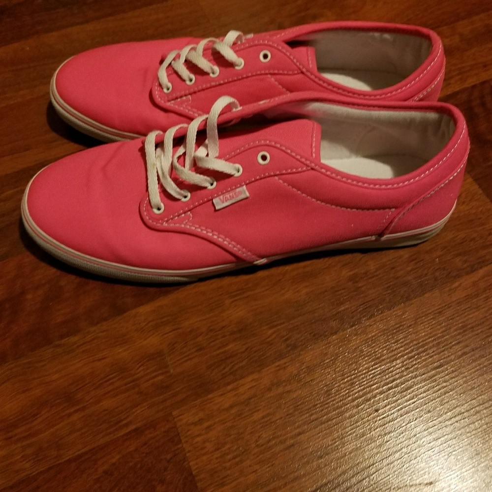Vans Neon Pink Skate Shoes