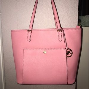 Michael Kors Large Jet Set Tote Misty Rose