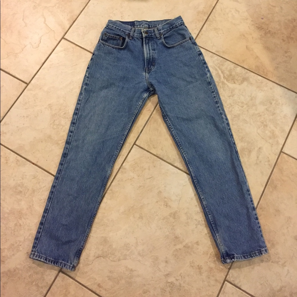 90s Loose Fit Gap vintage washed blue mom jeans!