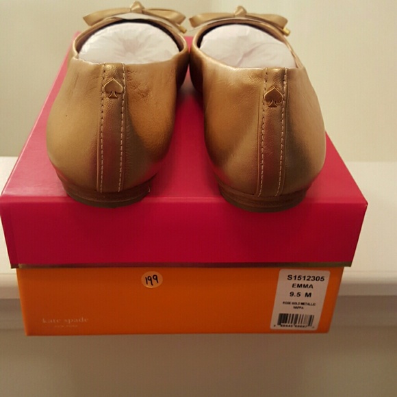 NIB! AUTH KATE SPADE EMMA FLATS - Picture 3 of 8
