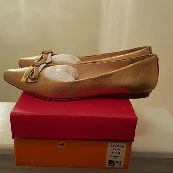 NIB! AUTH KATE SPADE EMMA FLATS - Picture 4 of 8