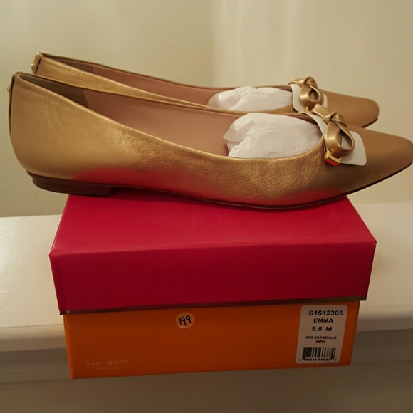 NIB! AUTH KATE SPADE EMMA FLATS - Picture 5 of 8