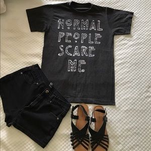 Forever 21 high-waisted jeans, size: 27