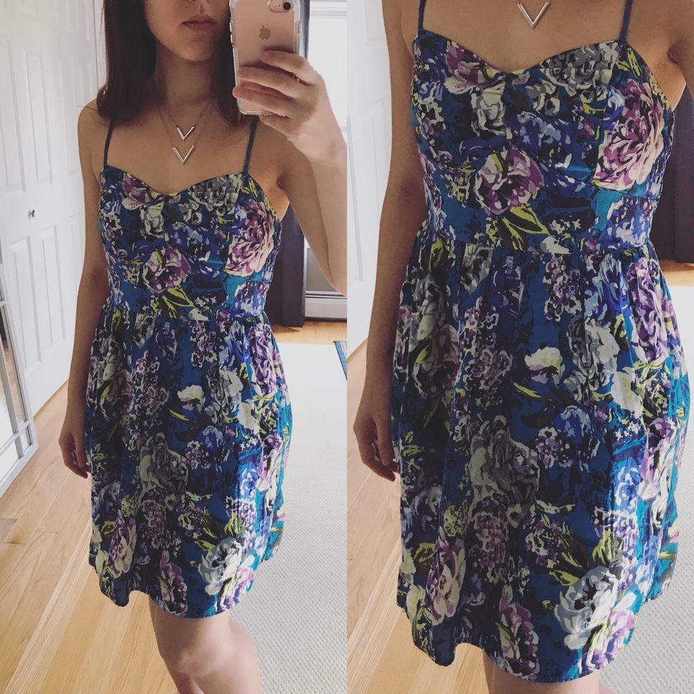 Spring floral dress
