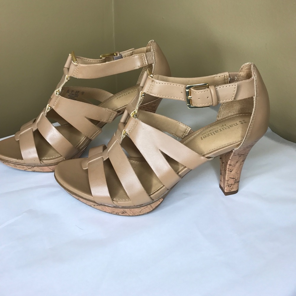 Beige pumps
