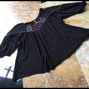 Urban Outfitters Free People Supersoft peasant top