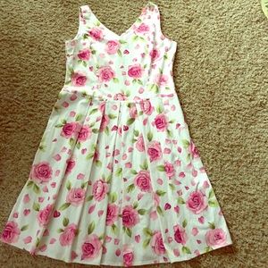 Beautiful Spring floral a-line dress.