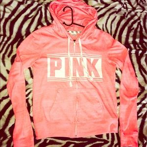 Pink hoodie