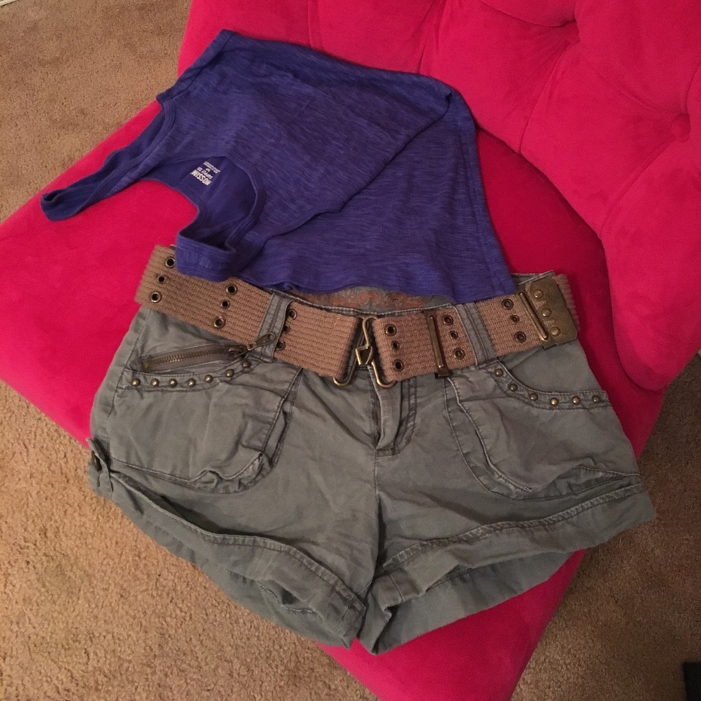 Olive Green Shorts
