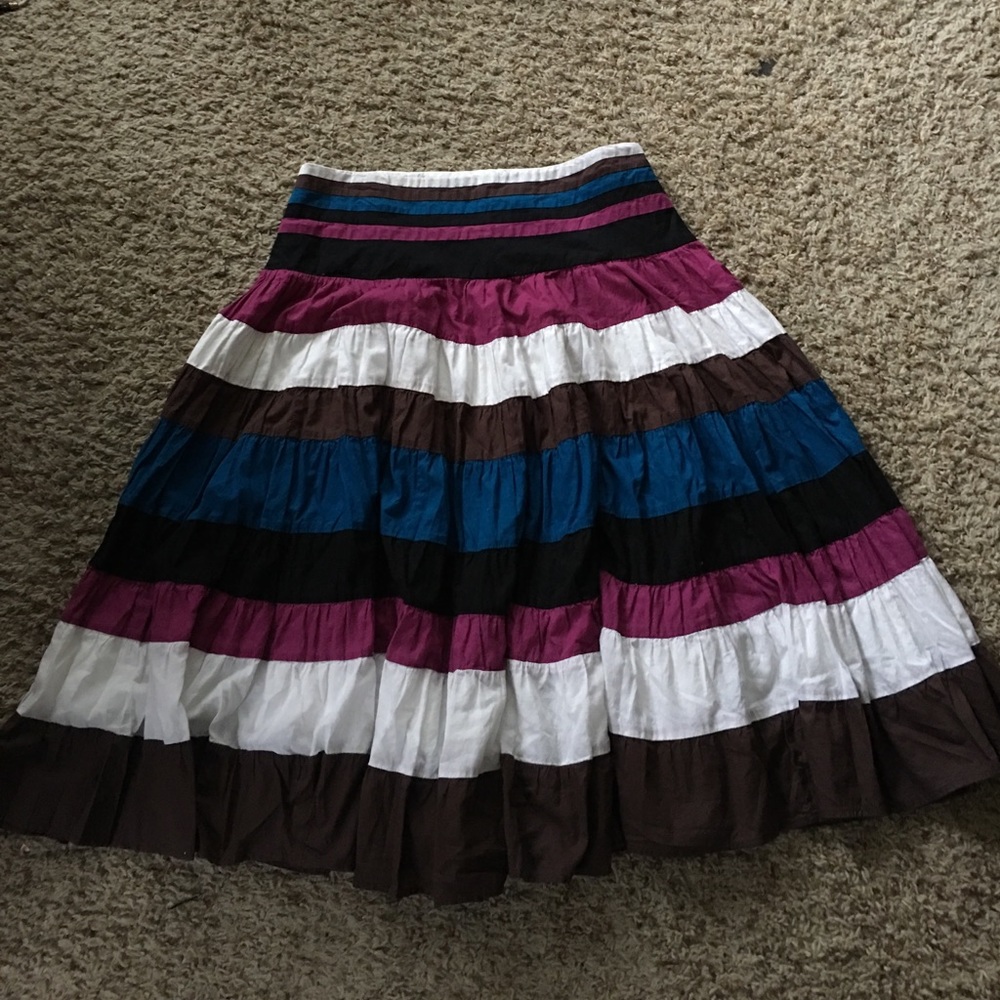 Grace Elements multi-colored a-line skirt