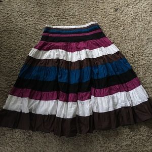 Grace Elements multi-colored a-line skirt