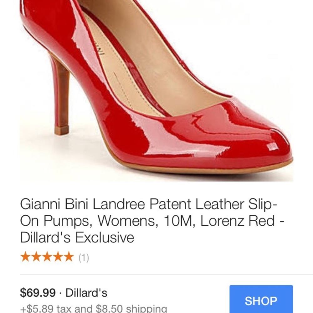 Gianni binni red heels like new
