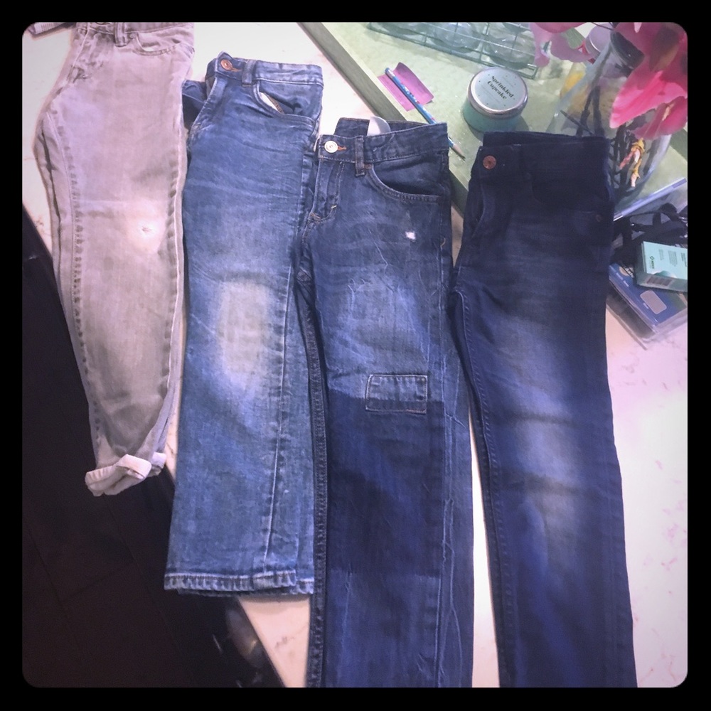 Jeans bundle boys h&m and gap. Skinny fit 5-7