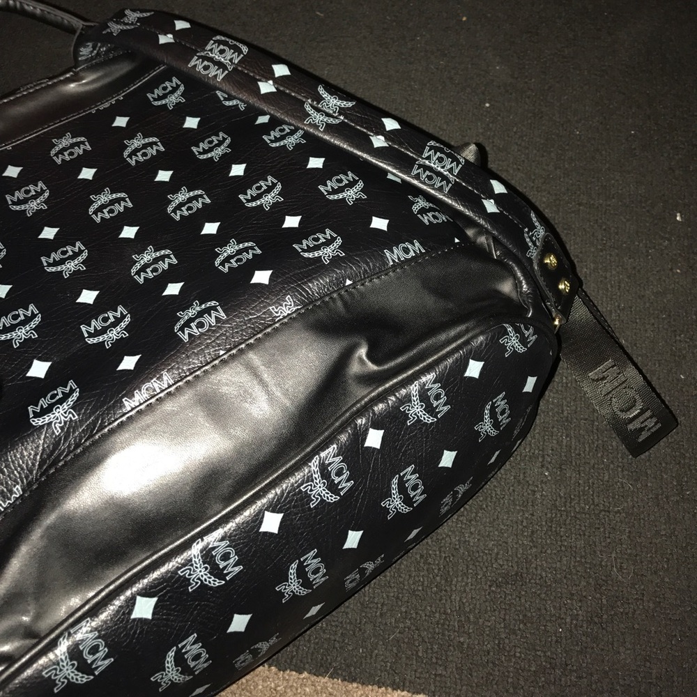 Black MCM backpack