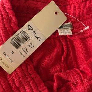 Roxy Ocean Side beach pants, size Medium