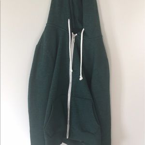 Dark teal hoodie