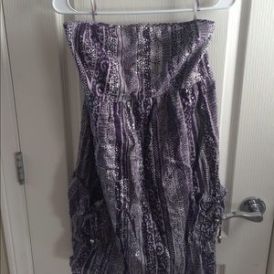 Adorable purple, silver, and gray dress!