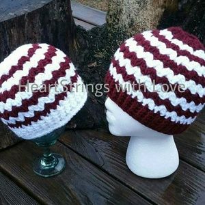 Mommy and me messy bun hats