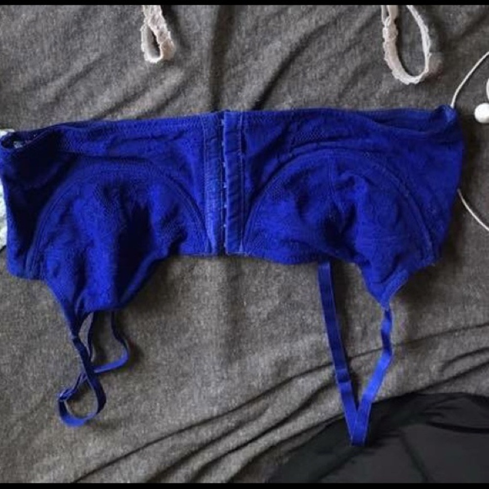 Blue bralette