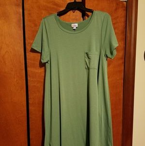 LuLaRoe Carly Dress Sage Green