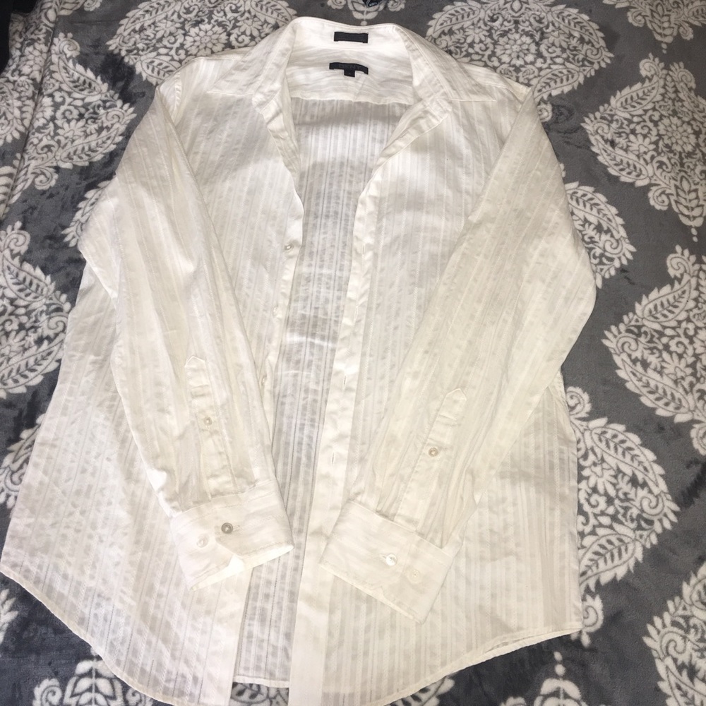 Dkny linen button down shirt
