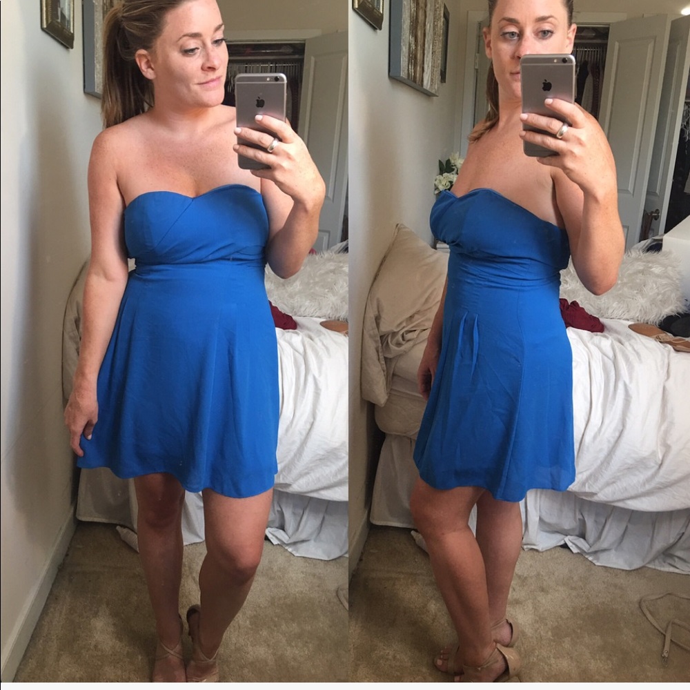 Royal Blue Express Dress - Picture 1 of 3