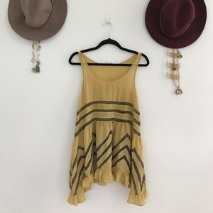 Free People trapeze slip dress tunic