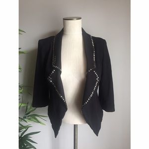 Sound & Matter - Black Studded Blazer - Size L