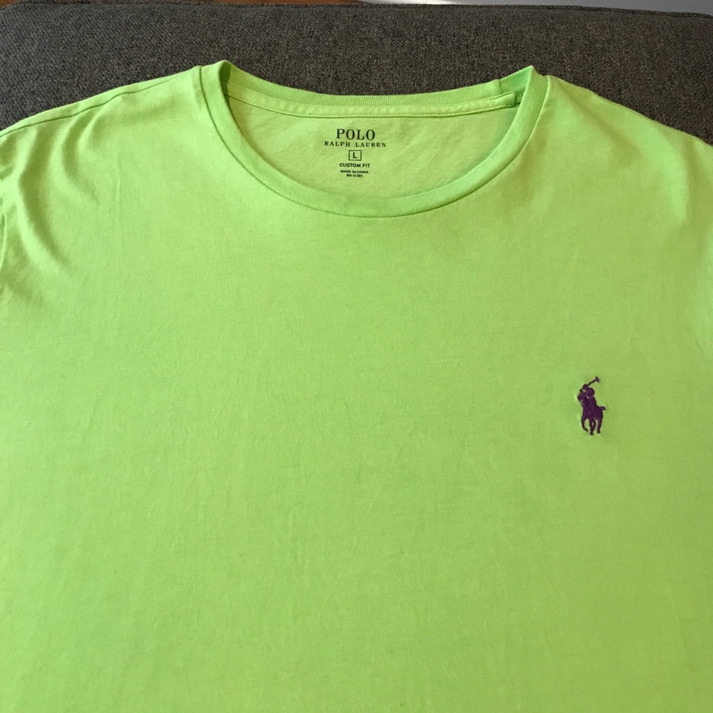 Lime green Men's Polo t-shirt