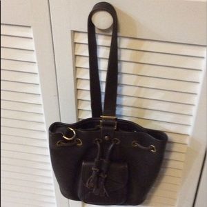 Dooney & Bourke soft leather drawstring purse