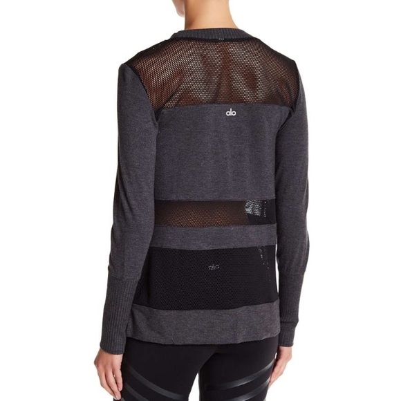 🌟HP🌟 alo yoga // mesh long-sleeve top - Picture 2 of 2