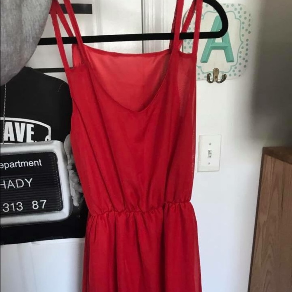 Red dress